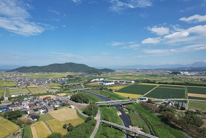 ドローン飛行高度80m_カメラ水平