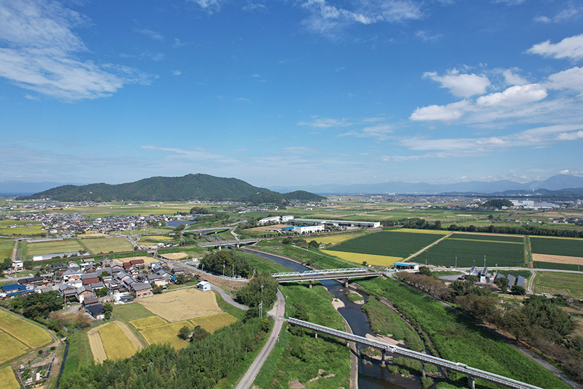 ドローン飛行高度70m_カメラ水平